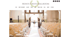 Desktop Screenshot of montecristoballroom.com